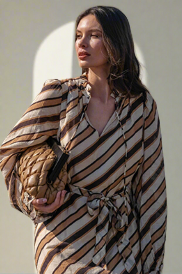 New Arrival - Lola Quilted Tan Bag