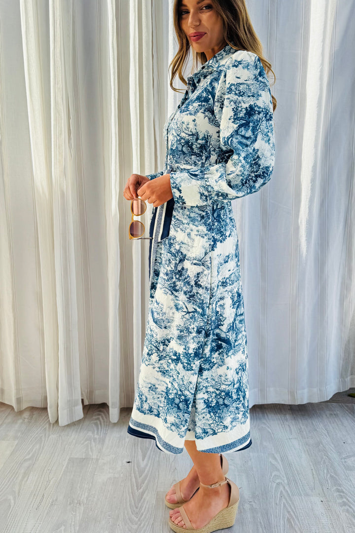 April Print Midi Dress