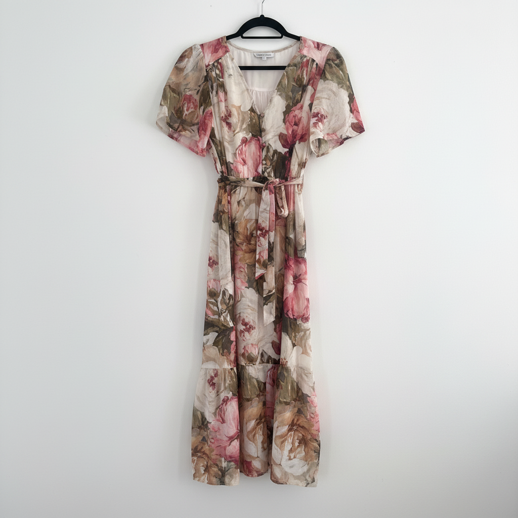 Abbey Floral Midi Dress