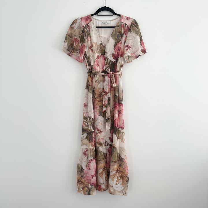 Abbey Floral Midi Dress