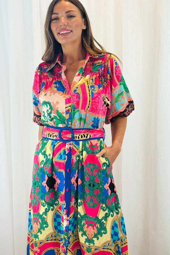 Cleo Multi Colour Shirt Dress