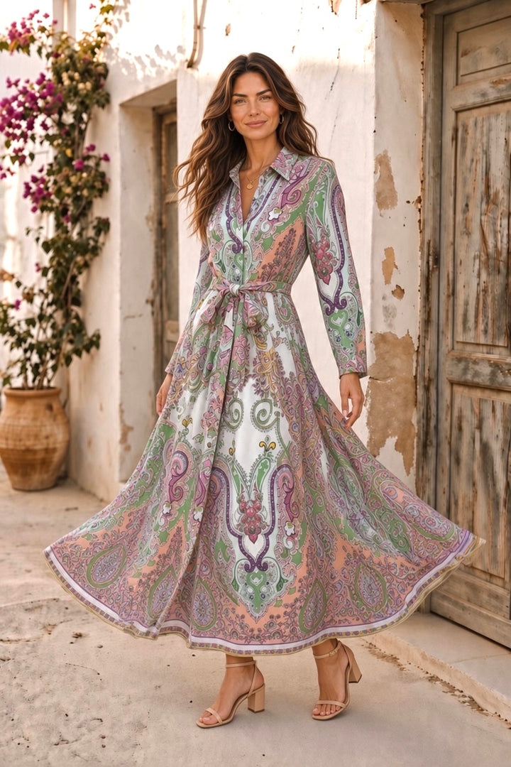 Mileaka New Multi Colour Paisley Print