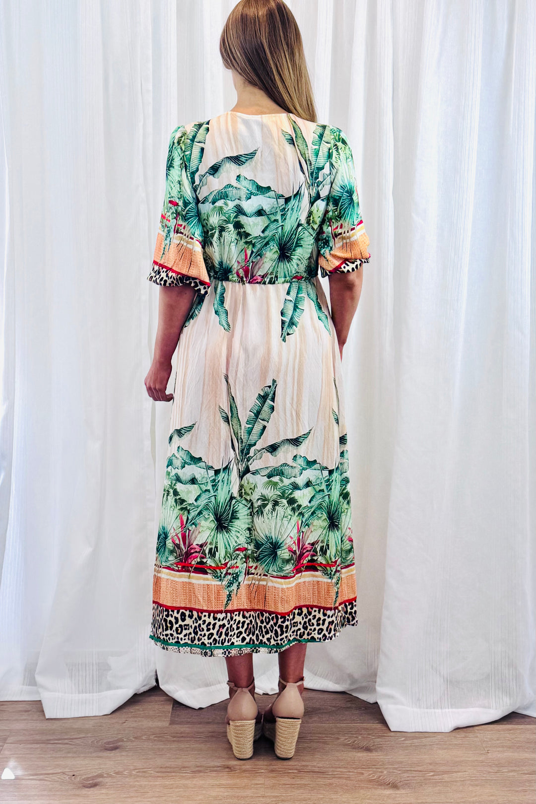 Sahara Drawstring Maxi Dress