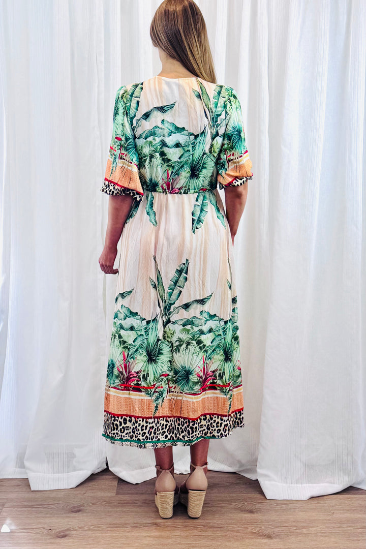 Sahara Drawstring Maxi Dress