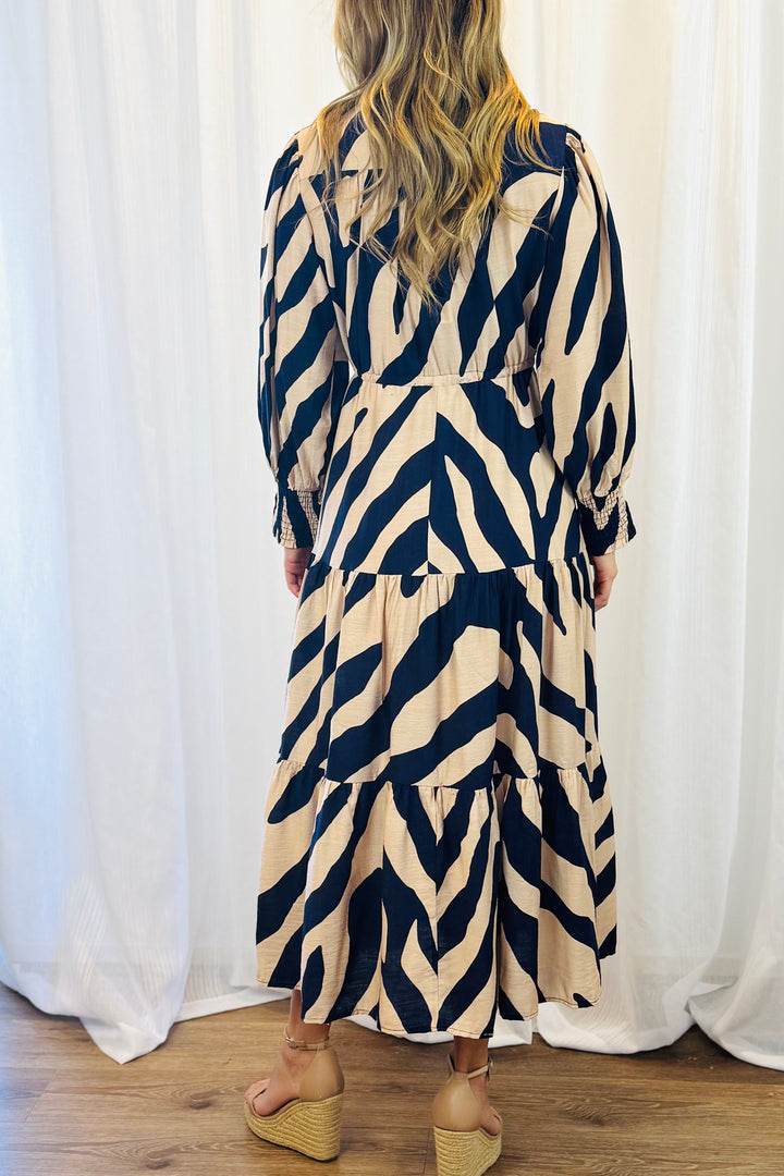 Ana Tiger Print Maxi Dress