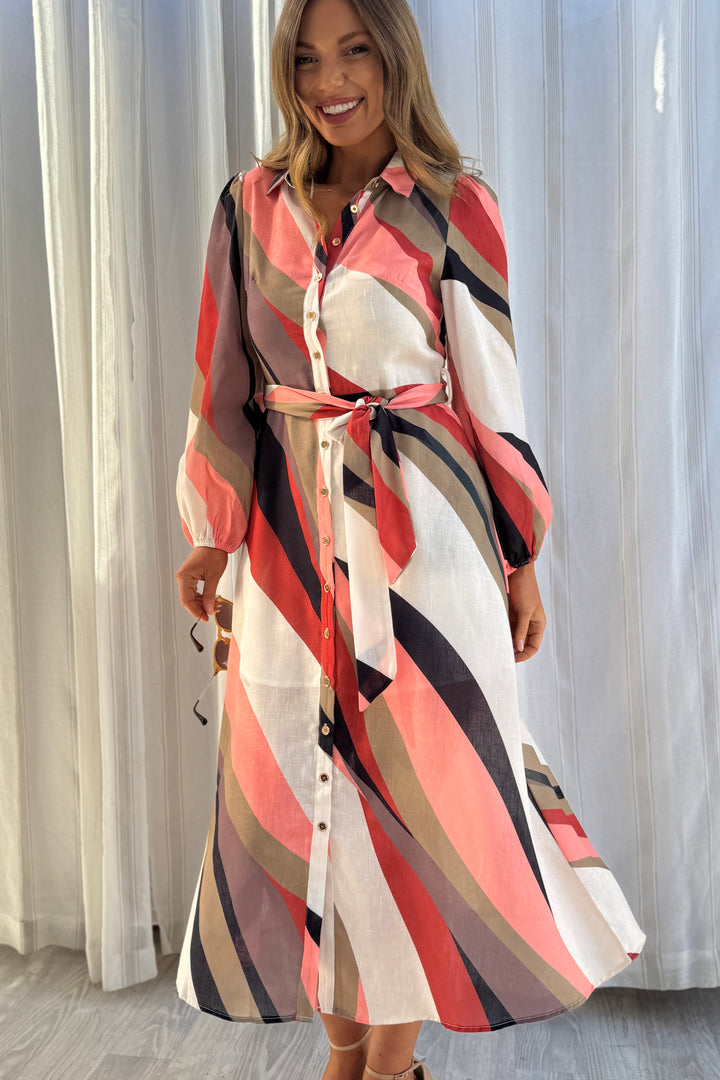 Scarlet Multi Colour Midi Dress