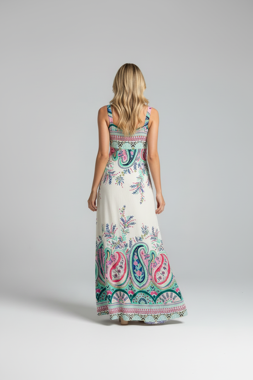 Positano In New Off White Multi Print