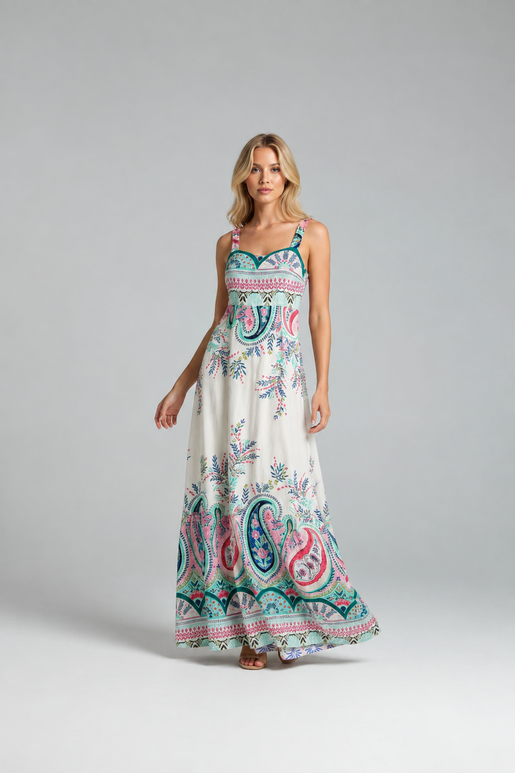 Positano In New Off White Multi Print