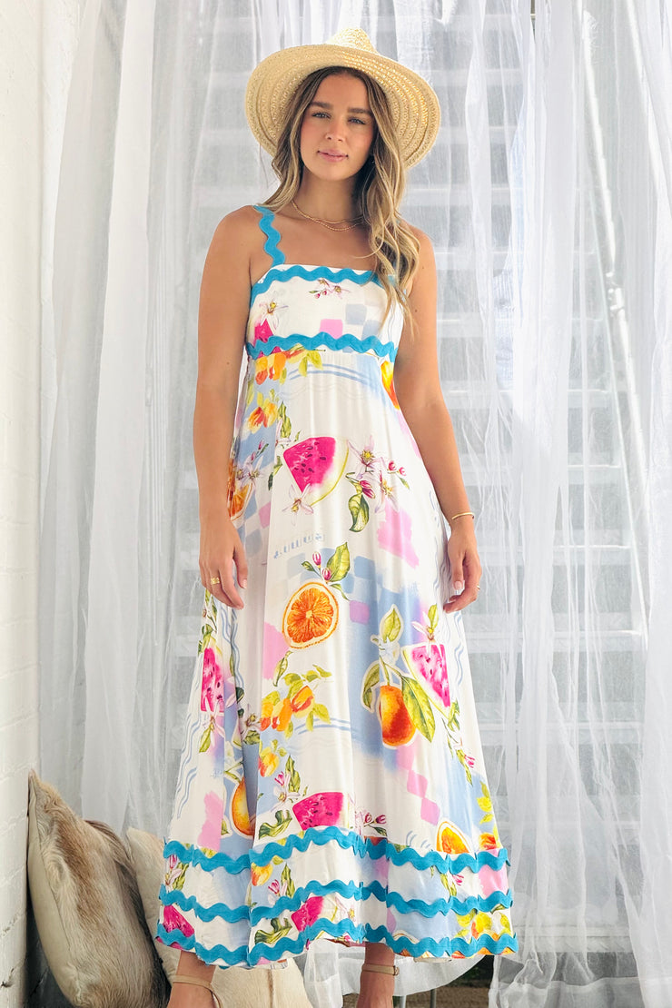 Aly Print Maxi Dress