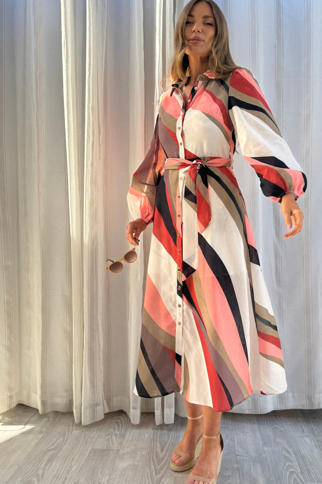 Scarlet Multi Colour Midi Dress