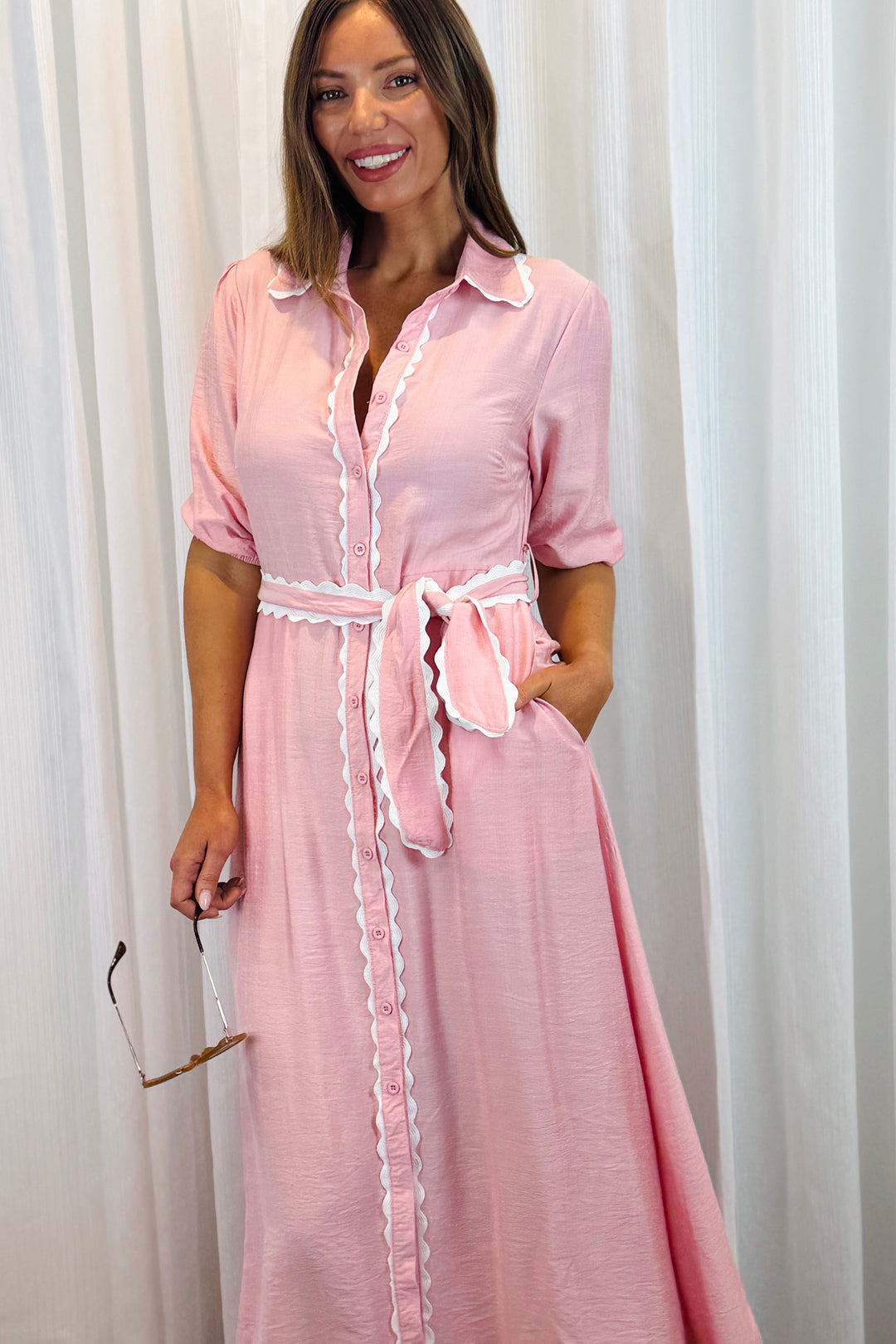 Shyla Dress in Pink