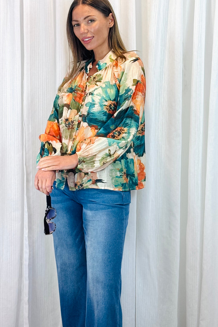 Georgia Multi Print Top