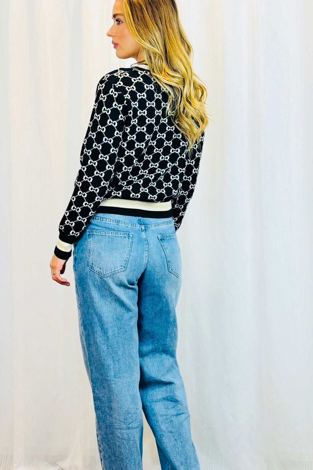 Alexi GG Knit in Black