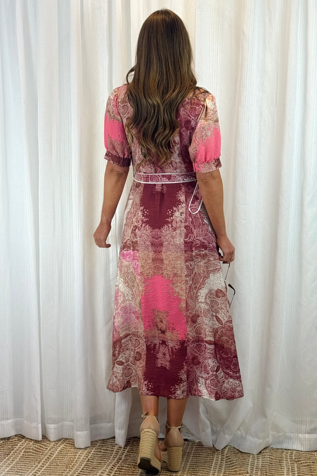 Felicia Multi Print Shirt Dress