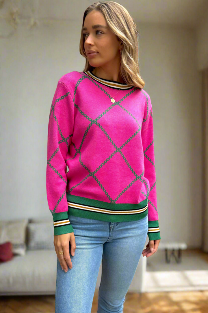 Milly Knit in Hot Pink