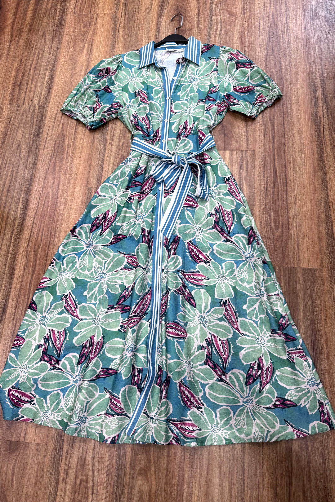 Khloe Floral In Green Print