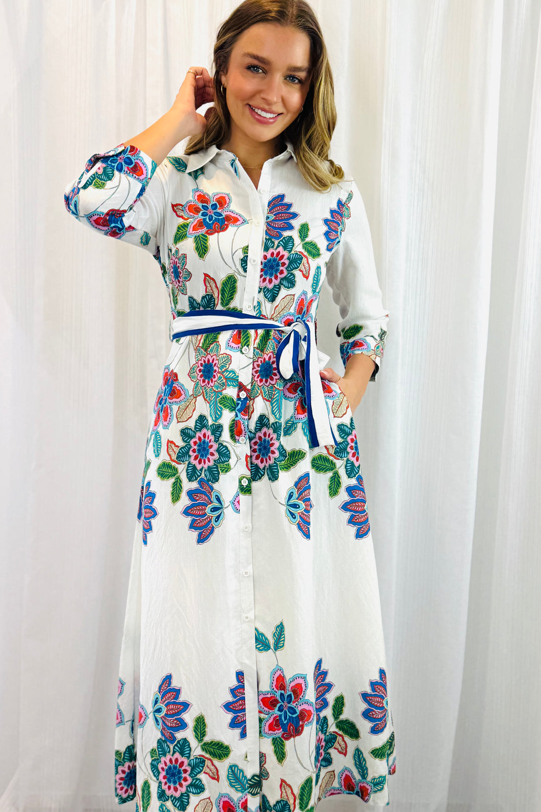 Montana Floral Multi Print Dress