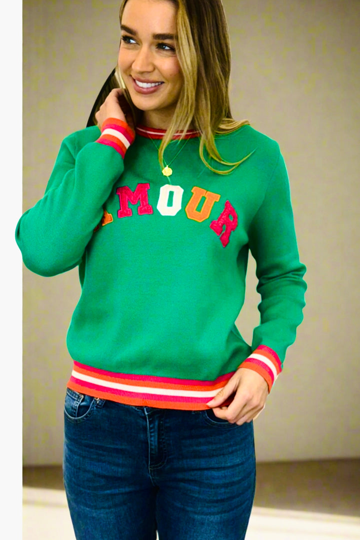 Amour Jumper in Green