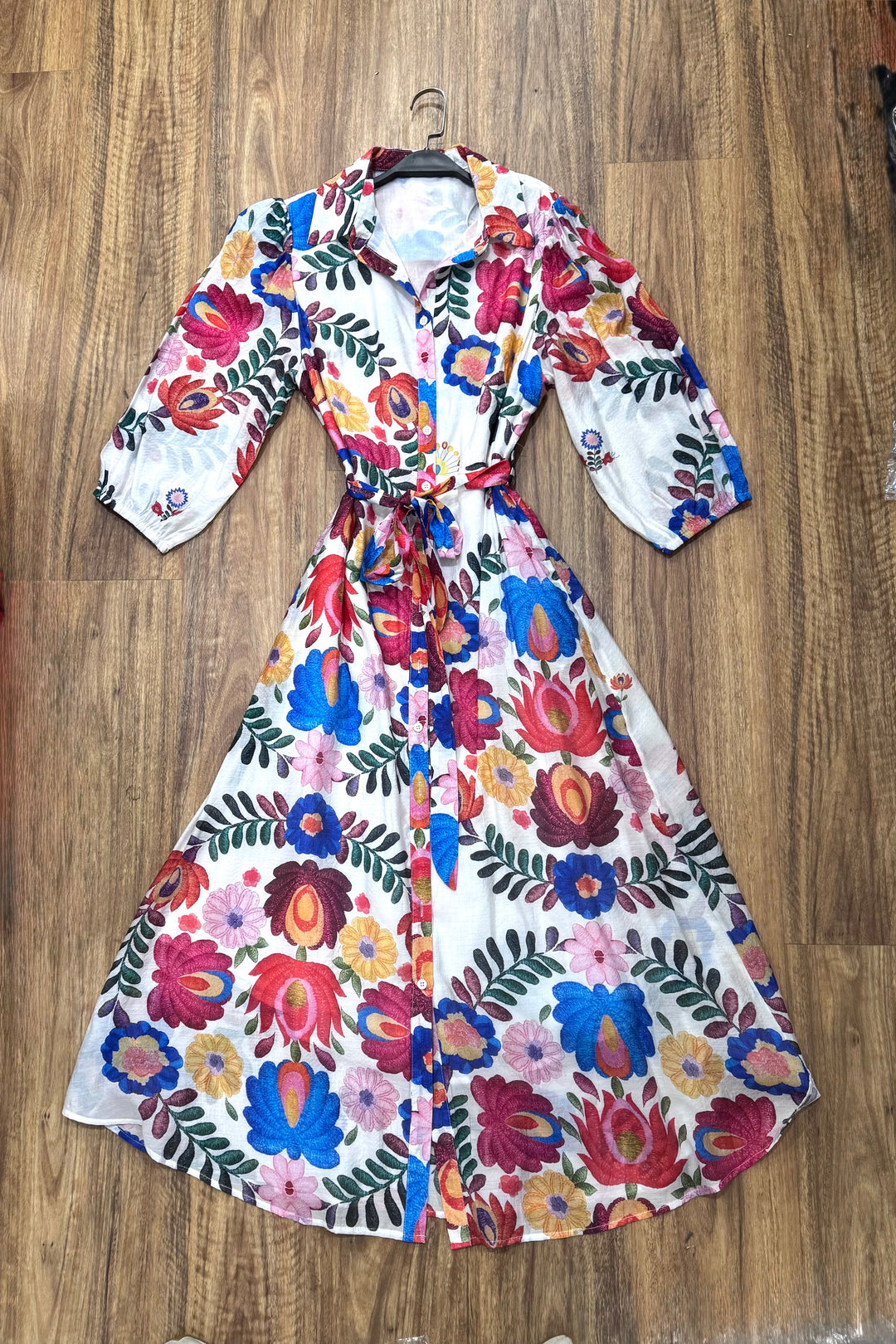 Faith Floral Shirt Dress