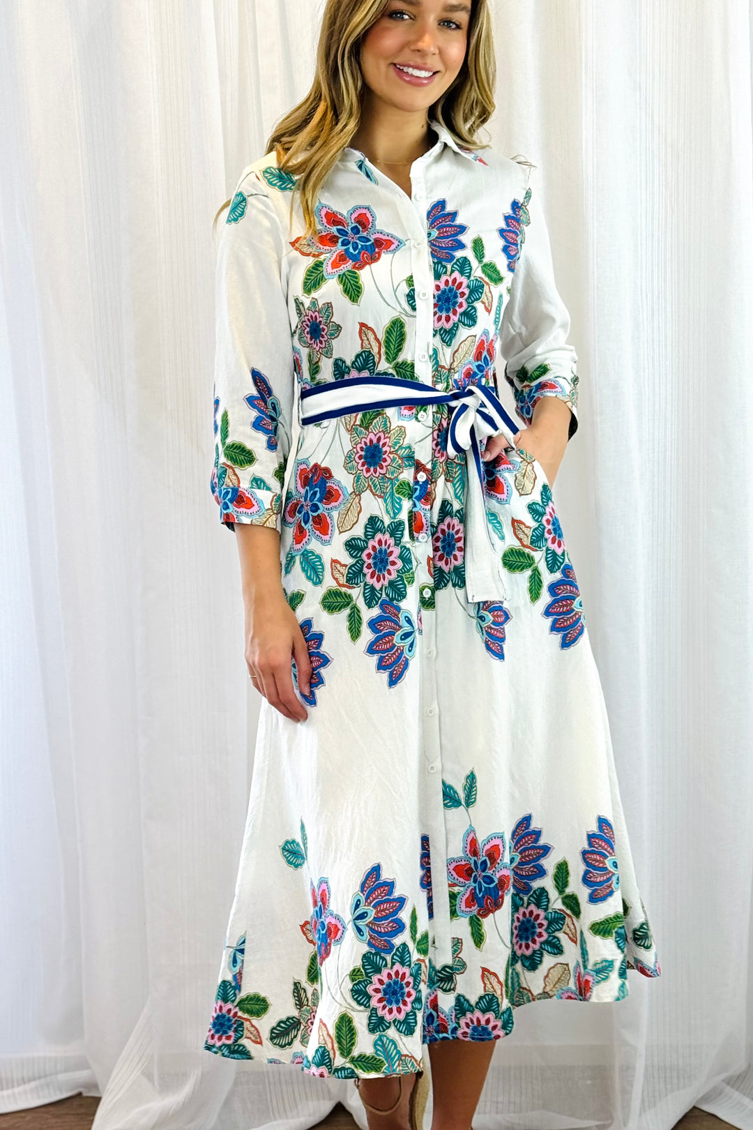 Montana Floral Multi Print Dress