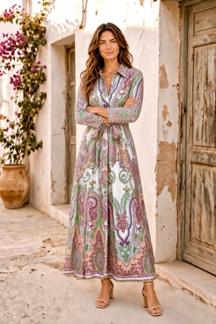 Mileaka New Multi Colour Paisley Print