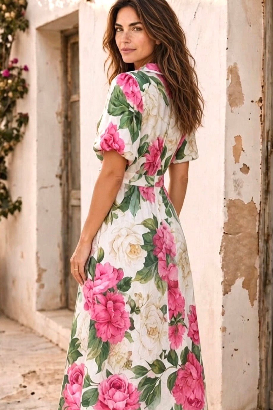Leah New Floral Multi Print Dress