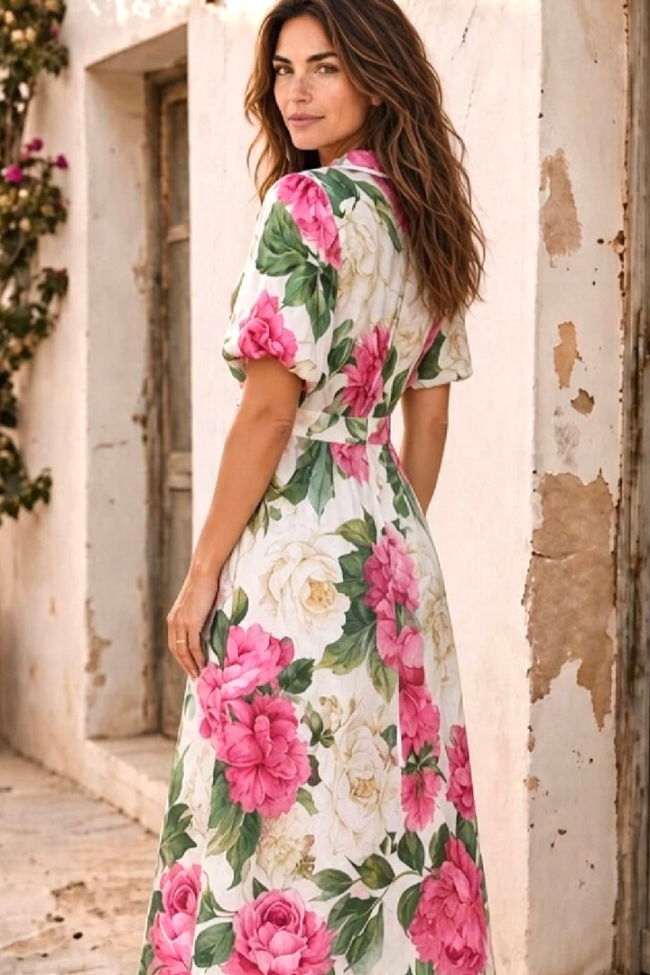 Leah New Floral Multi Print Dress