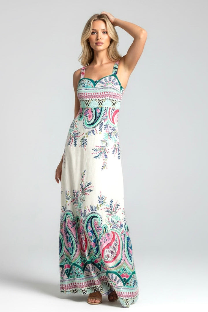 Positano In New Off White Multi Print