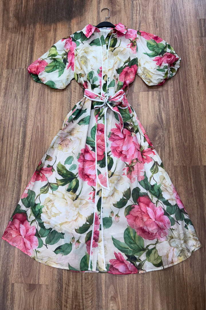 Leah New Floral Multi Print Dress