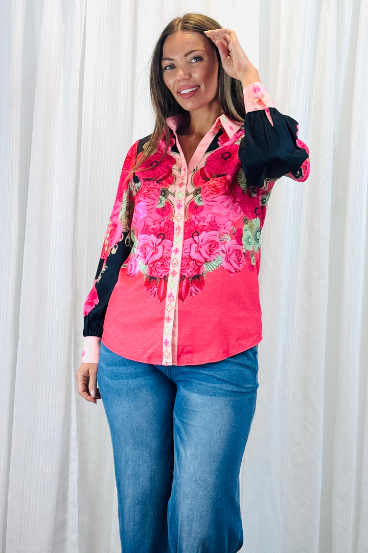 Koko Floral Multi Print Shirt