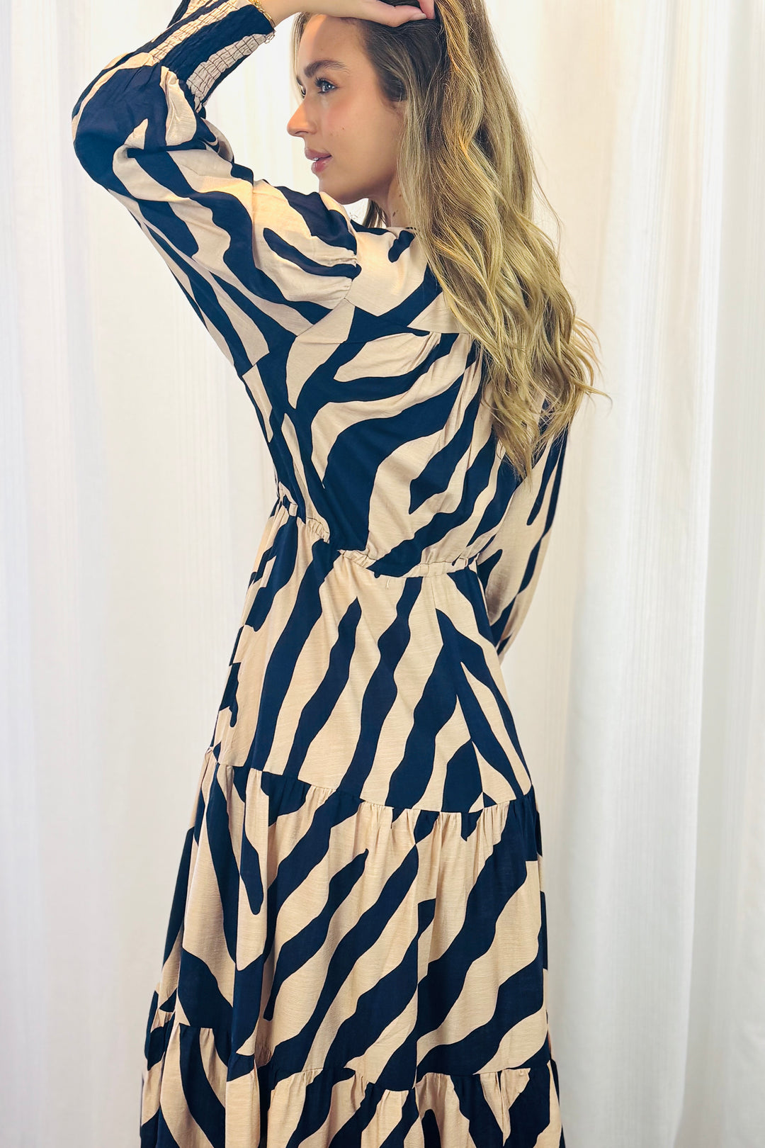 Ana Tiger Print Maxi Dress