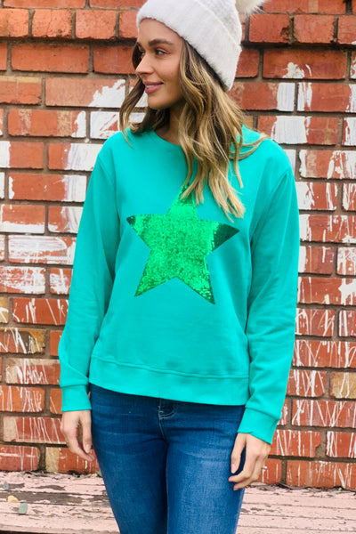 Olivia Star Windcheater In Green-30% off at Cart
