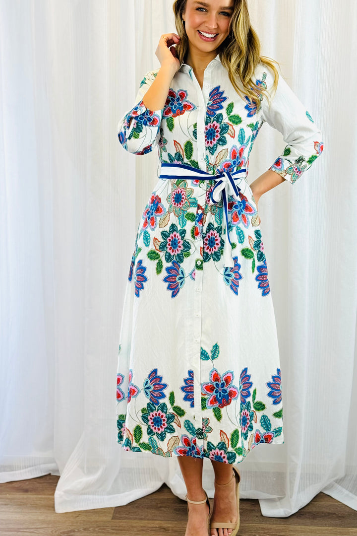 Montana Floral Multi Print Dress