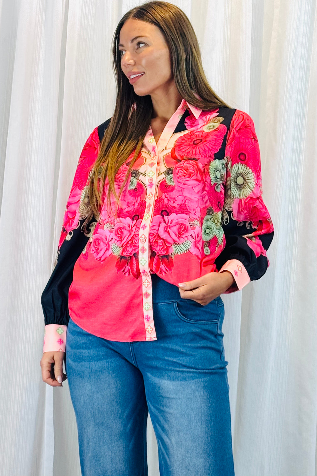 Koko Floral Multi Print Shirt