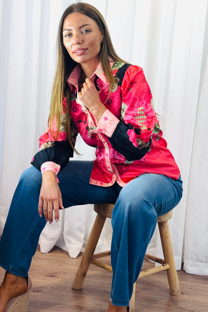 Koko Floral Multi Print Shirt