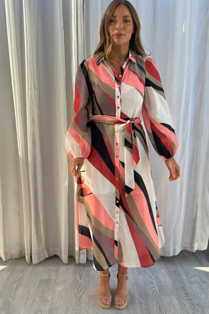 Scarlet Multi Colour Midi Dress