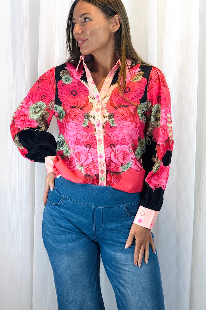Koko Floral Multi Print Shirt
