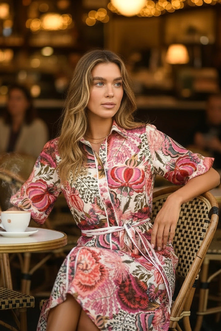 Leah Floral Print  Dress