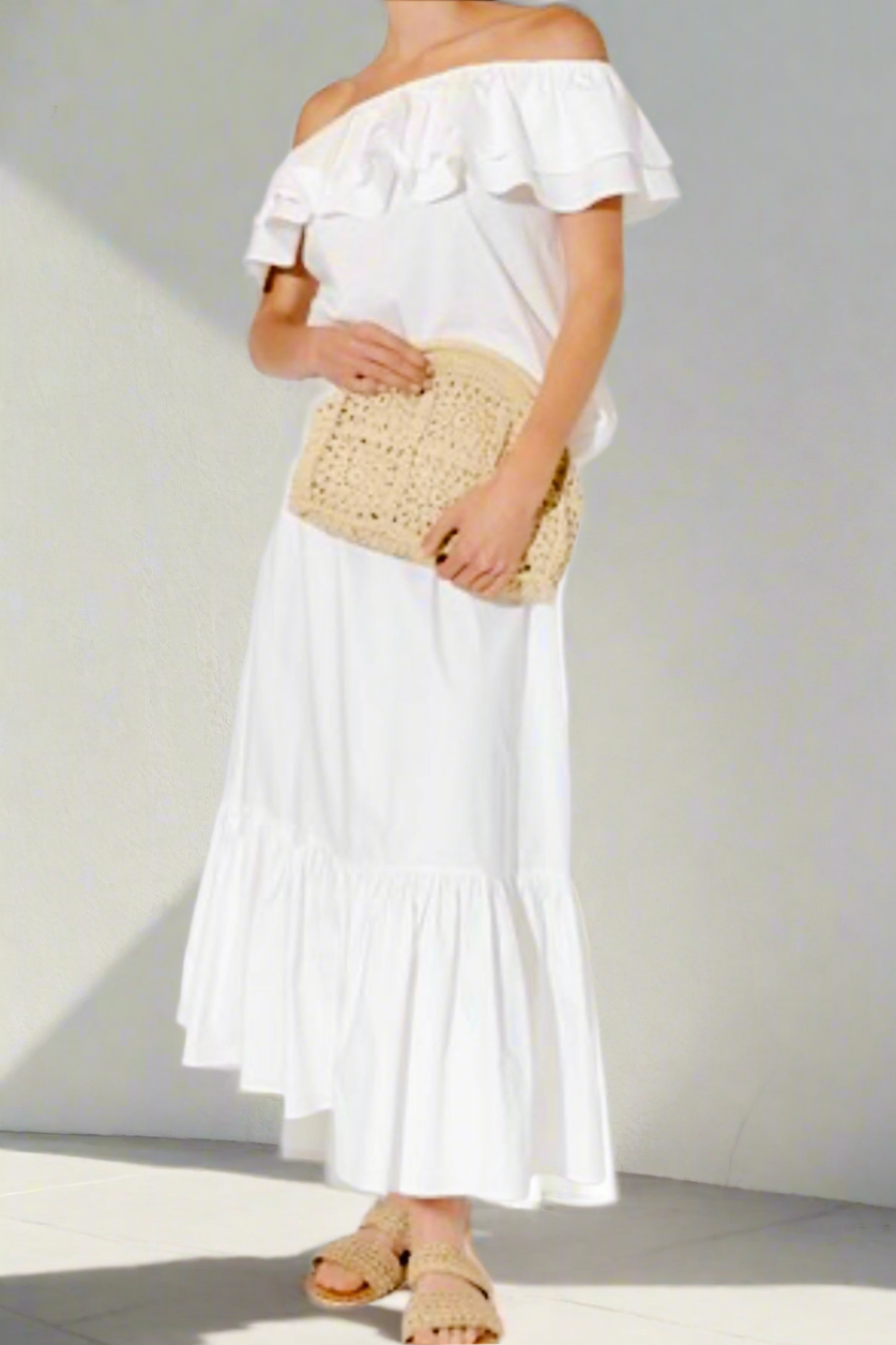 Charlotte Crochet Bag with Gold Chain