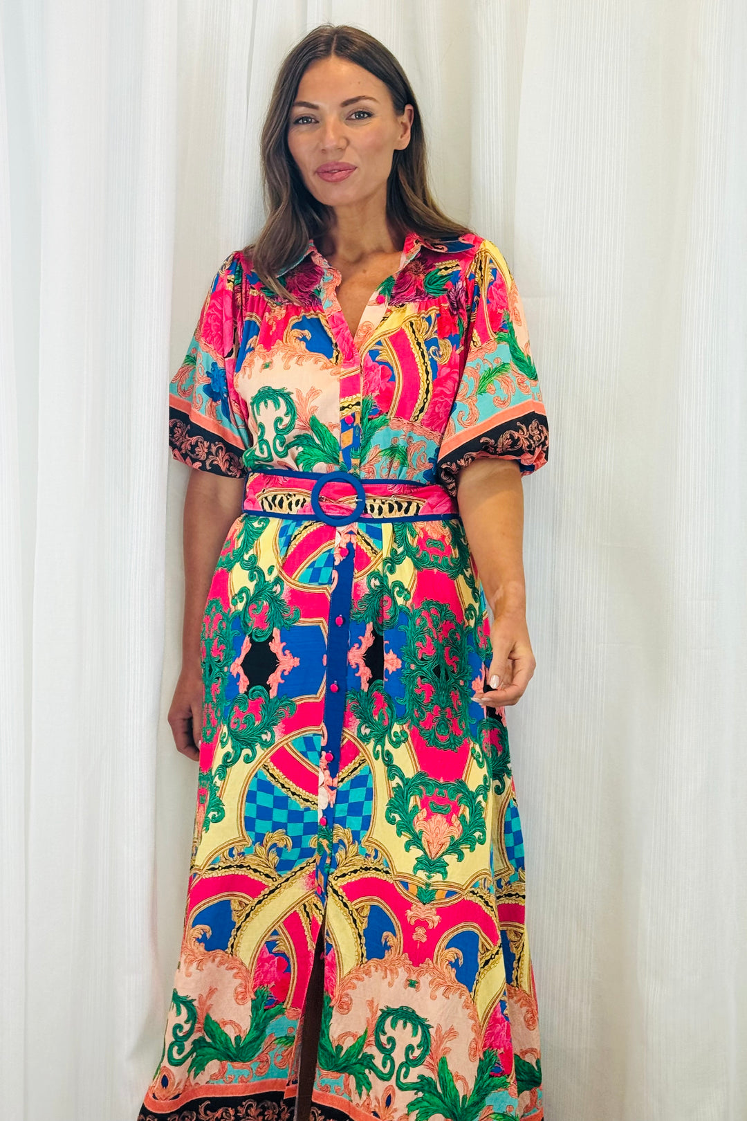 Cleo Multi Colour Shirt Dress