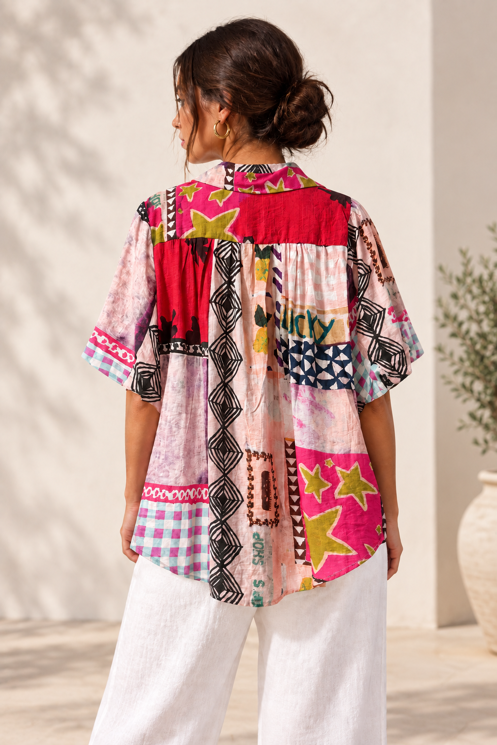 Lucy Multi Print Shirt
