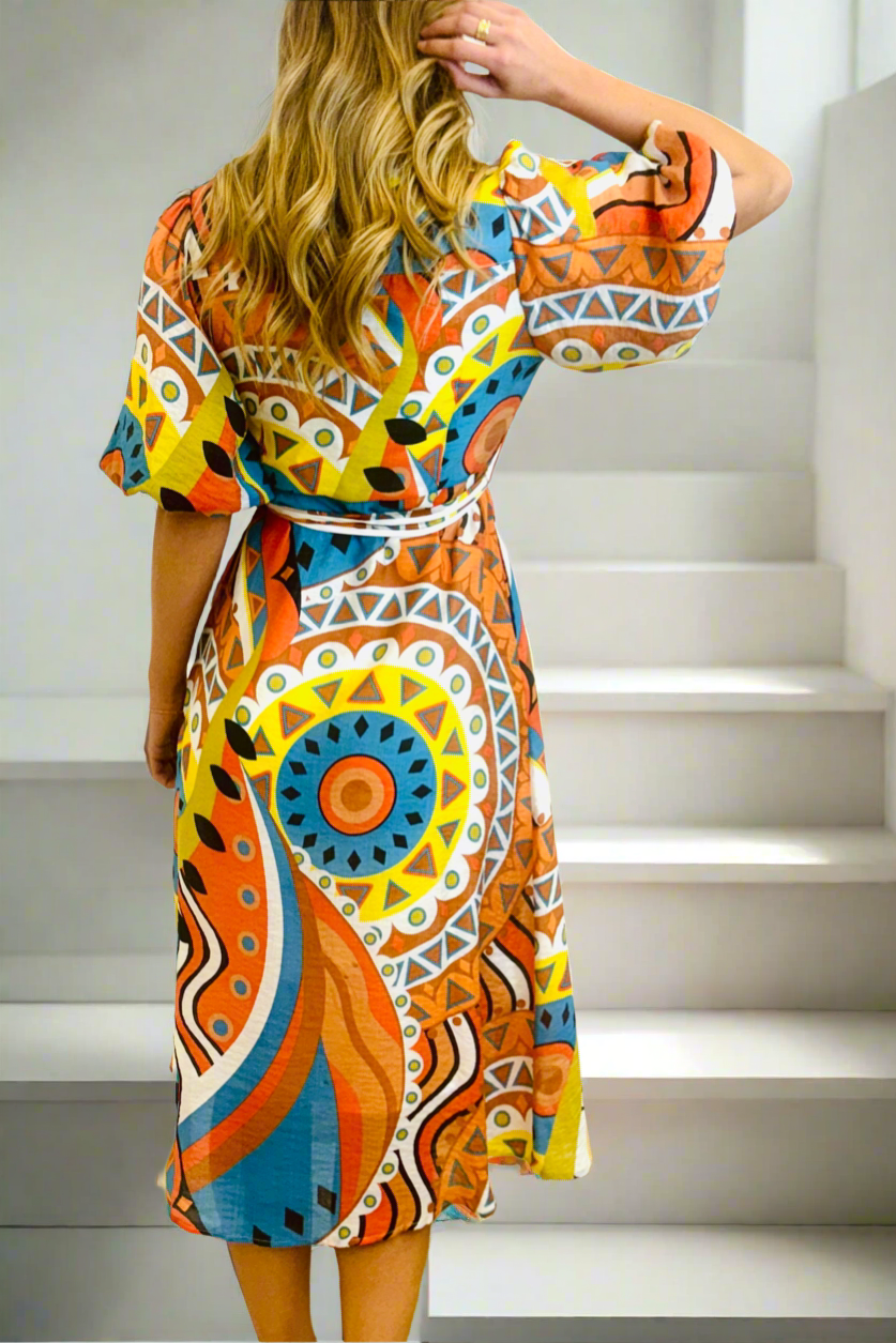 Colourful shirt dress hot sale