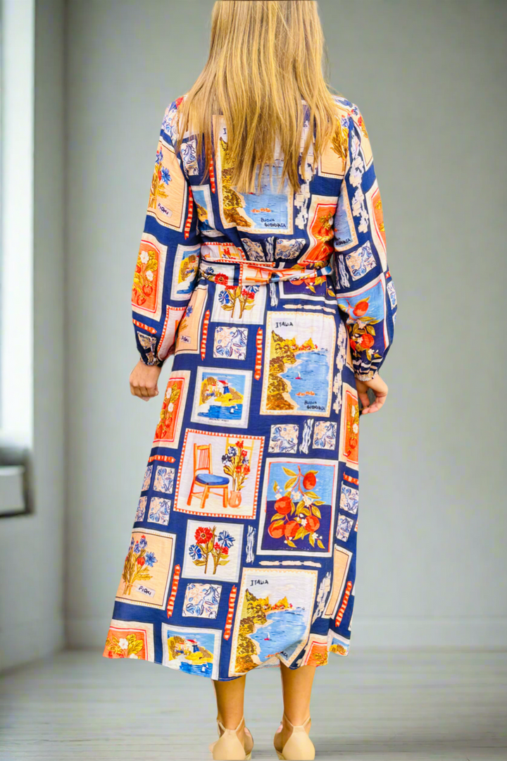Milana Multi Colour Shirt Dress