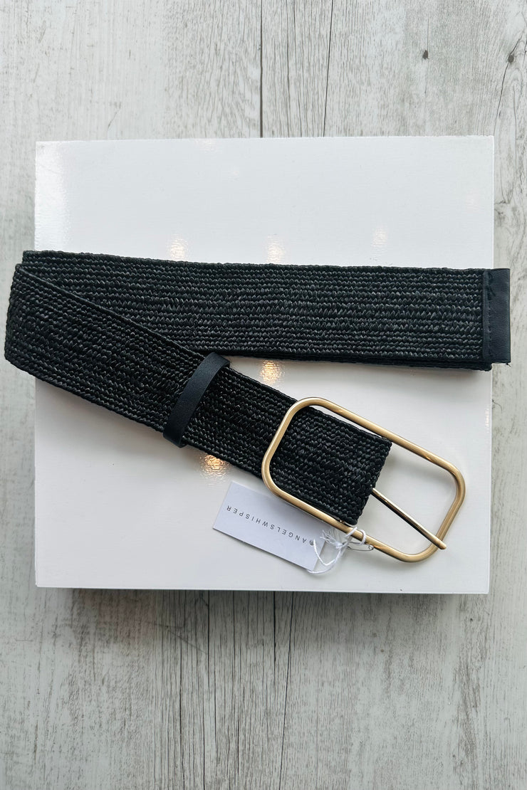 Romee Woven Belt in Black