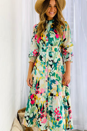 Ivy shirt Dress in Floral Print