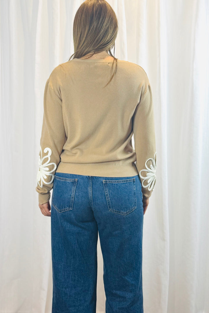 Sienna Knit Top in Camel