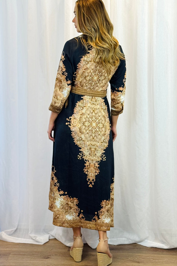 Marni Shirt Dress With Embroidered Print.