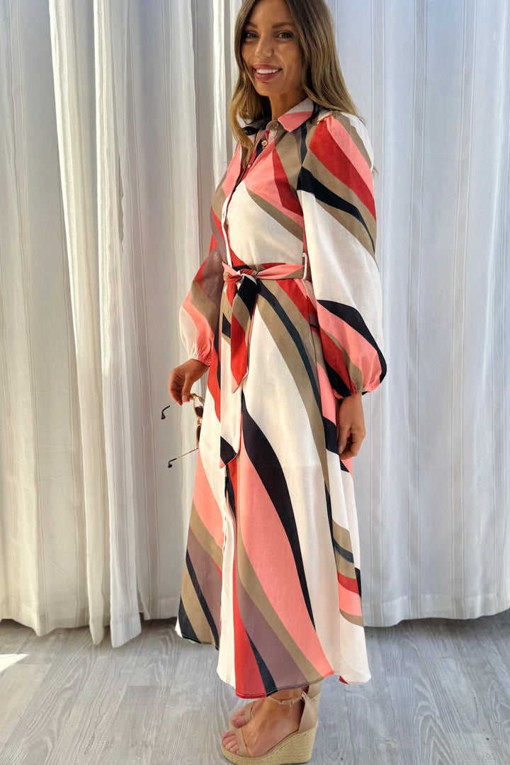 Scarlet Multi Colour Midi Dress