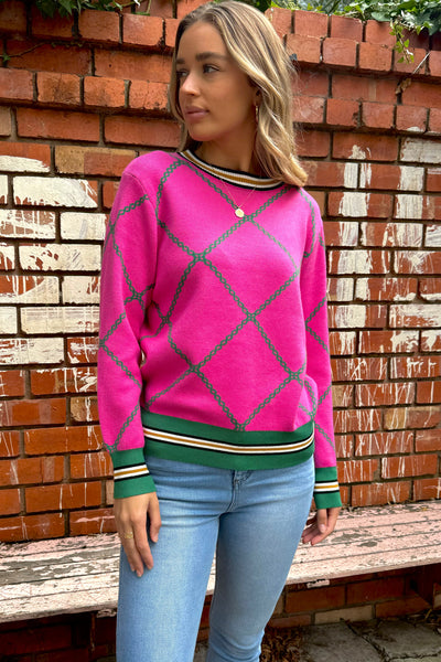 Milly Knit in Hot Pink