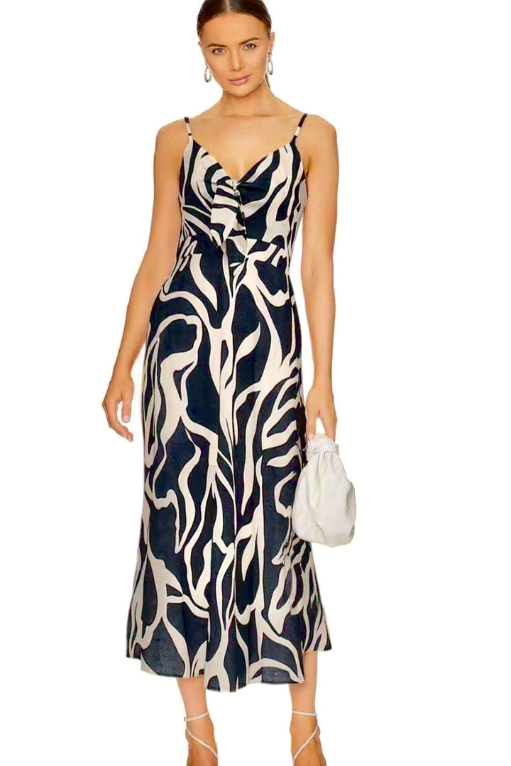 Arlie Black Multi Print Dress